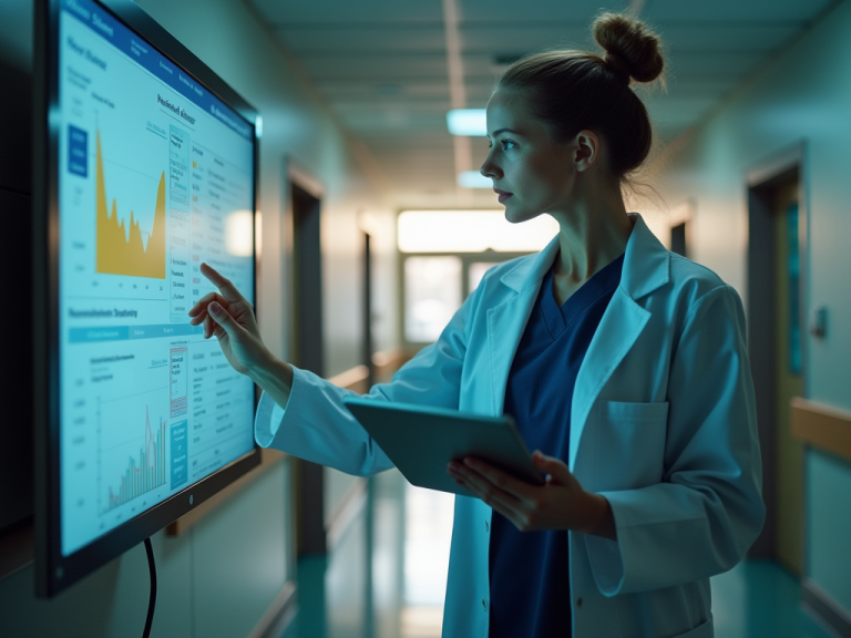Secure AI Diagnosis in Hospital Ward